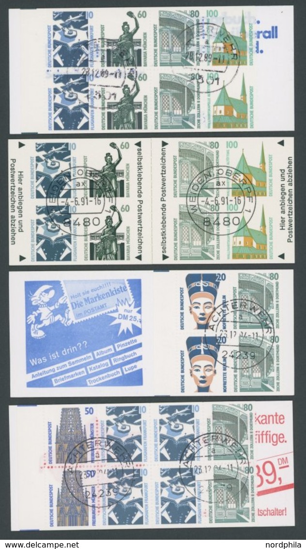1977-93, 10 Gestempelte Markenheftchen, Pracht -> Automatically Generated Translation: 1977-93, 10 Cancelled Stamp Bookl - Sonstige & Ohne Zuordnung