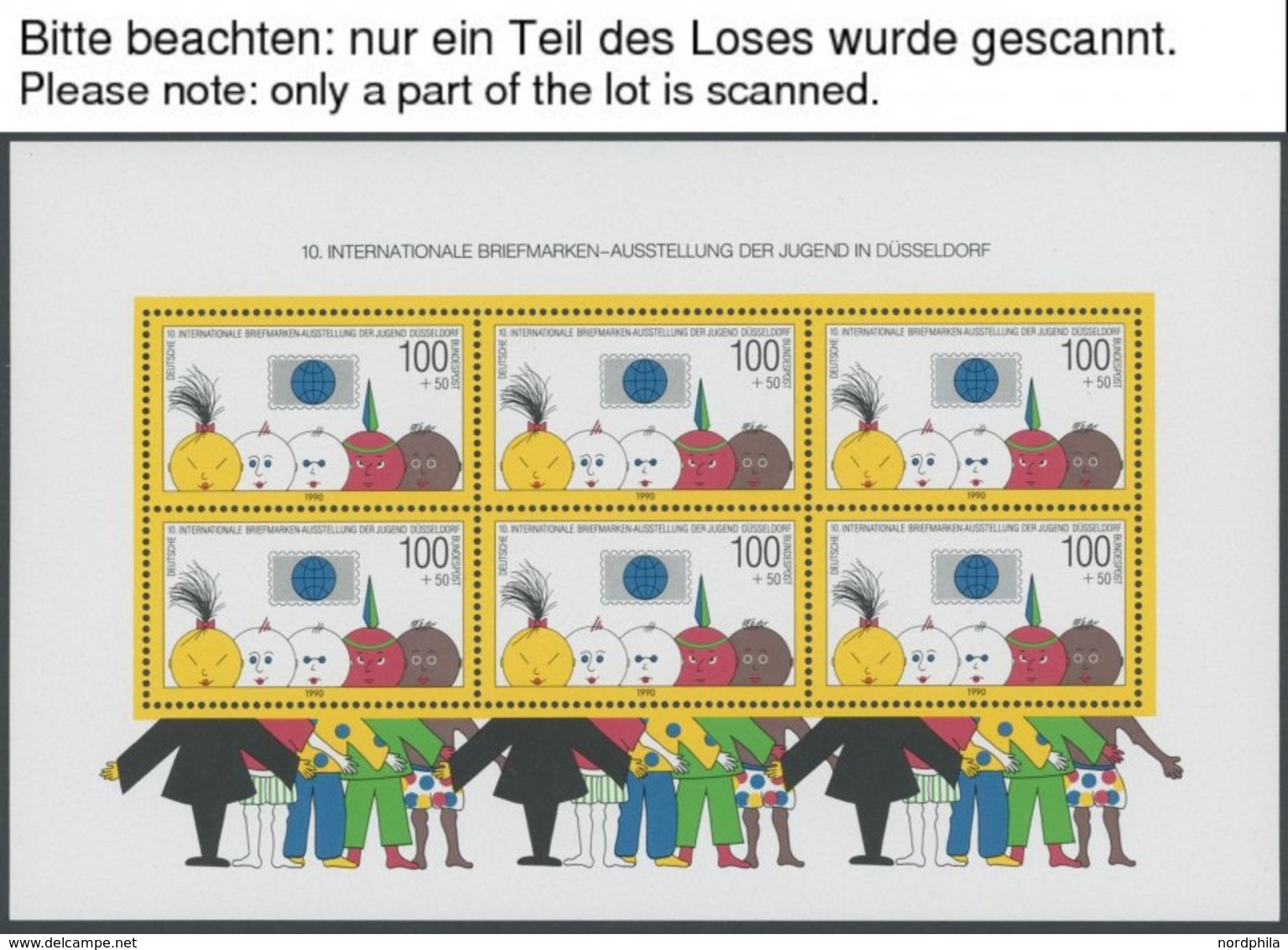 ENGROS Bl. 21 **, 1990, Block Briefmarkenausstellung, 25x, Postfrisch, Pracht, Mi. 550.- - Ungebraucht