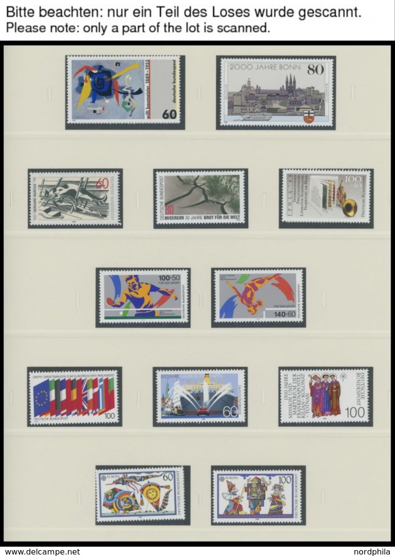 JAHRGÄNGE **, 1988/9, In Den Hauptnummern 2 Komplette Jahrgänge, Postfrisch, Pracht - Autres & Non Classés