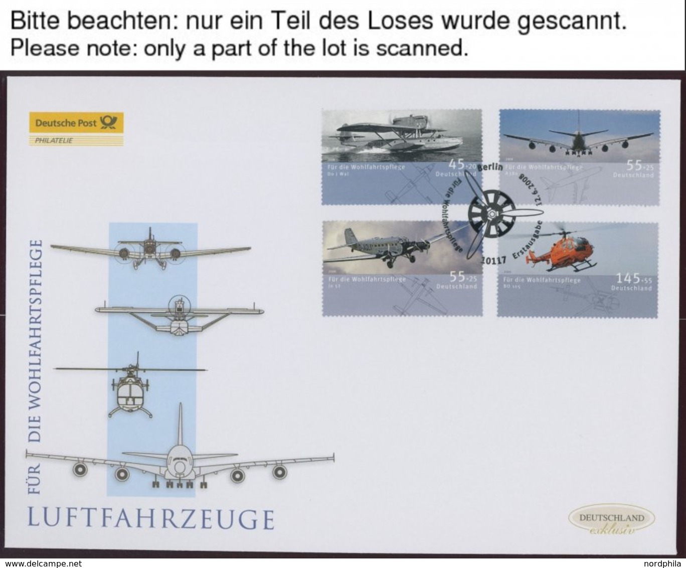 JAHRGÄNGE 2637-2706 BRIEF, 2008, Kompletter Jahrgang Auf FDC`s Im Deutschland Exklusiv-Album Mit Schuber, Pracht - Autres & Non Classés