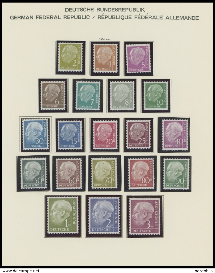 SAMMLUNGEN **, 1949-1980, Postfrische Sammlung Bundesrepublik Bis Auf Den Posthornsatz In Den Hauptnummern Komplette Sam - Oblitérés