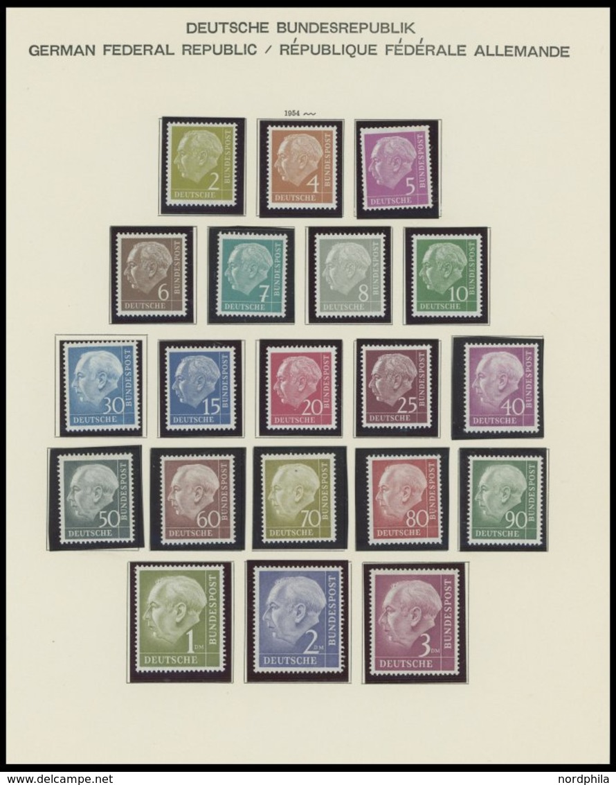 SAMMLUNGEN **, 1949-1980, Postfrische Sammlung Bundesrepublik Bis Auf Den Posthornsatz In Den Hauptnummern Komplette Sam - Used Stamps