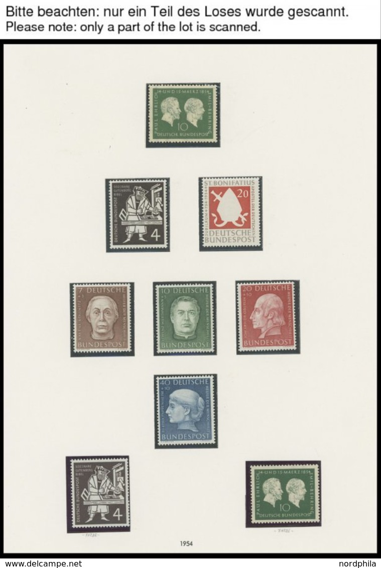 SAMMLUNGEN **, 1954-70, Postfrische Sammlung Bundesrepublik Ab Mi.Nr. 197 Im SAFE Falzlosalbum, In Den Hauptnummern Komp - Used Stamps