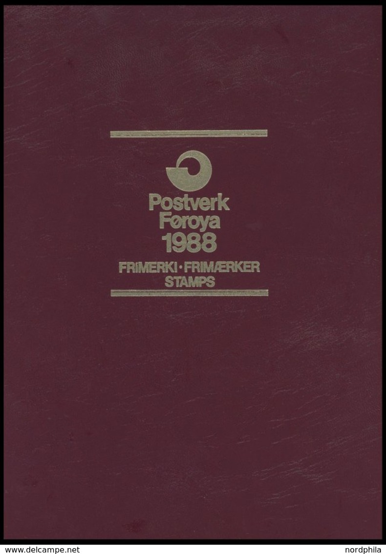 FÄRÖER **, 1987/8, 2 Verschiedene Jahrbücher, Postfrisch, Pracht - Other & Unclassified