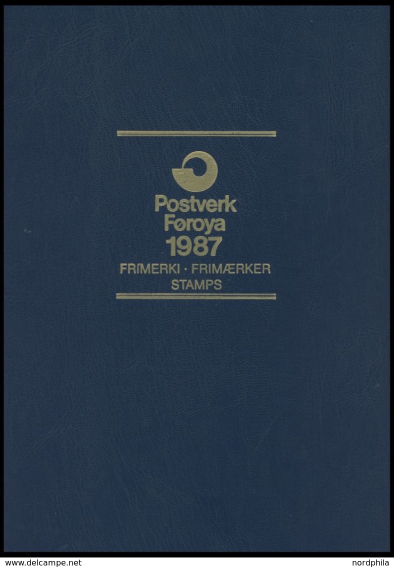 FÄRÖER **, 1987/8, 2 Verschiedene Jahrbücher, Postfrisch, Pracht - Autres & Non Classés