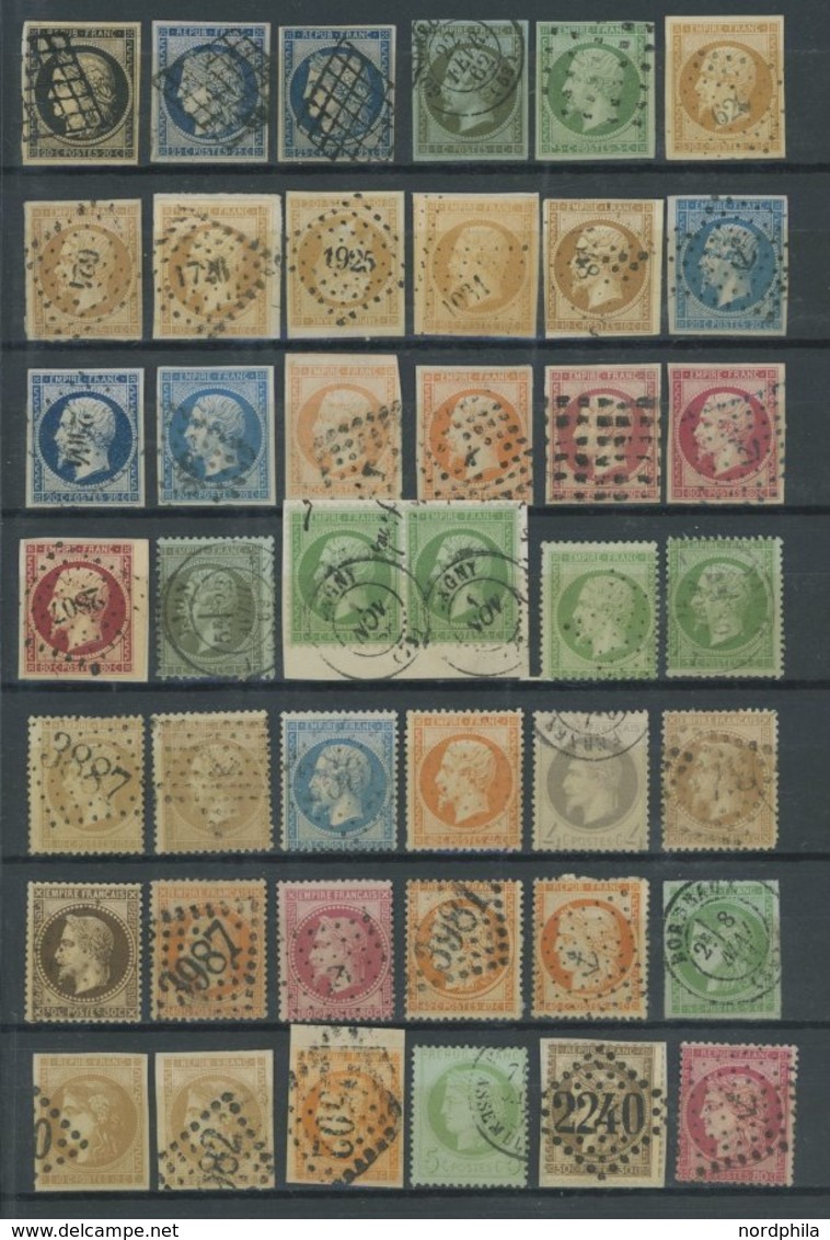 LOTS O,BrfStk , 1849-1872, 42 Meist Verschiedene Werte In überwiegend Pracht- Und Kabinetterhaltung, Besichtigen! - Sammlungen