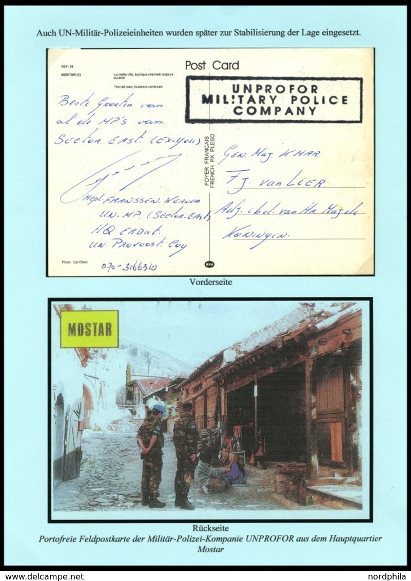 JUGOSLAWIEN 1998-2003, Zerfall Des Vielvölkerstaates, 5 Verschiedene Belege Und Eine Beutelfahne Für Feldpostsendungen D - Sonstige & Ohne Zuordnung