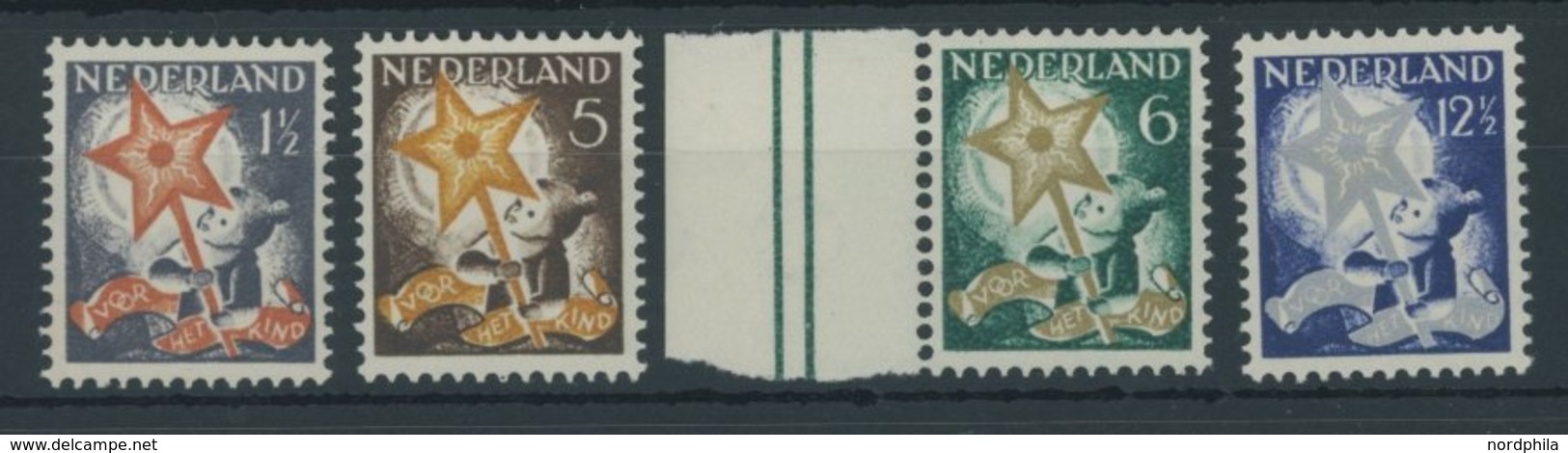 NIEDERLANDE 268-71A **, 1933, Voor Het Kind, Postfrischer Prachtsatz, Mi. 100.- - Other & Unclassified