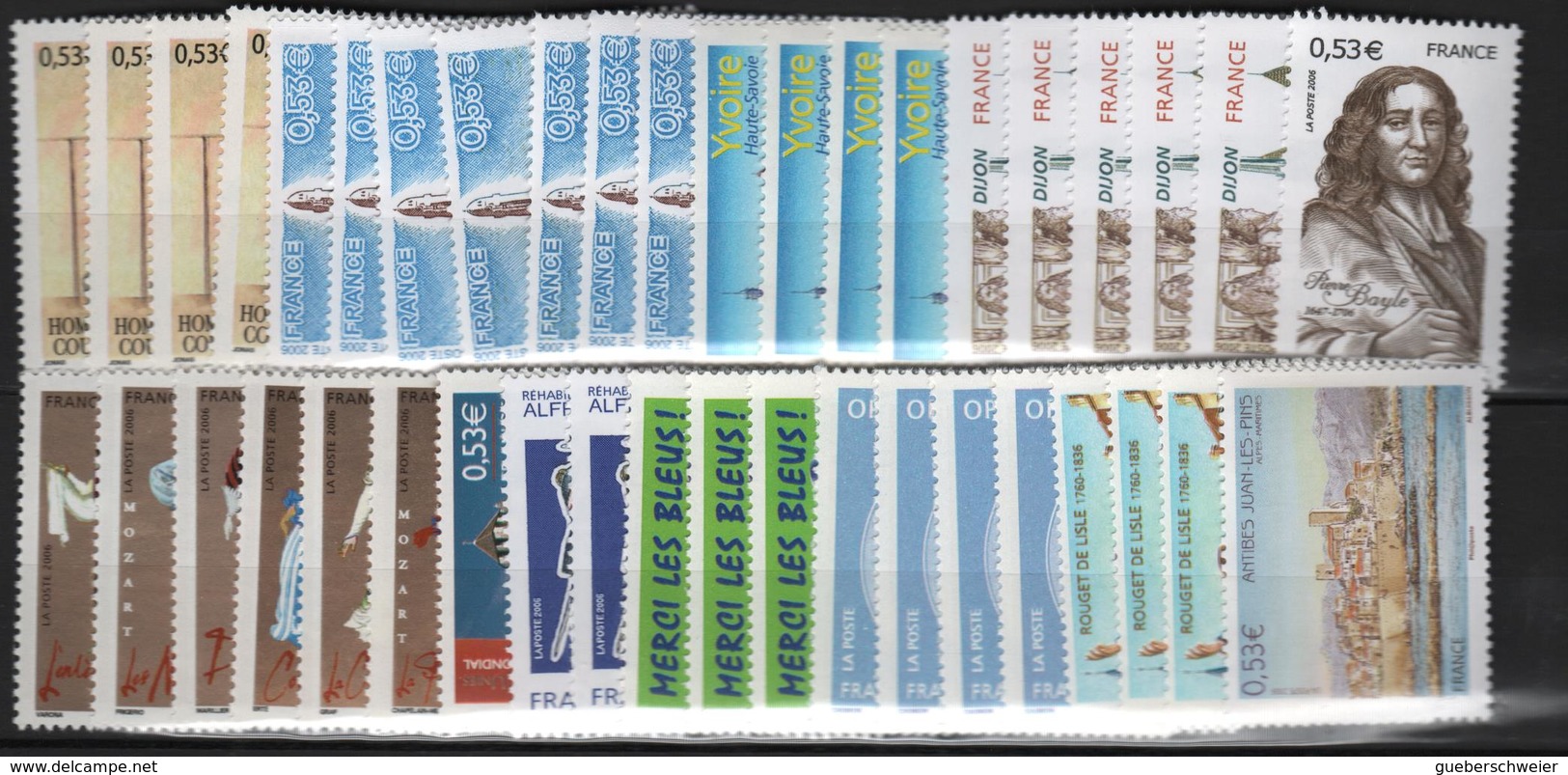 Lot De Timbres De France Neufs** Pour Affranchissement à 50% De La Faciale - Unused Stamps