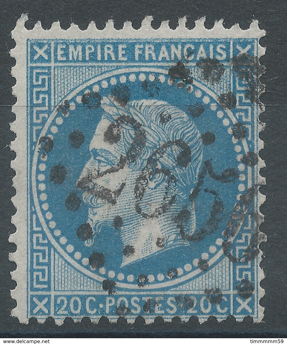 Lot N°48573  Variété/n°29B, Oblit GC 2656 Nice, Alpes-Maritimes (87), Filet NORD - 1863-1870 Napoleon III With Laurels