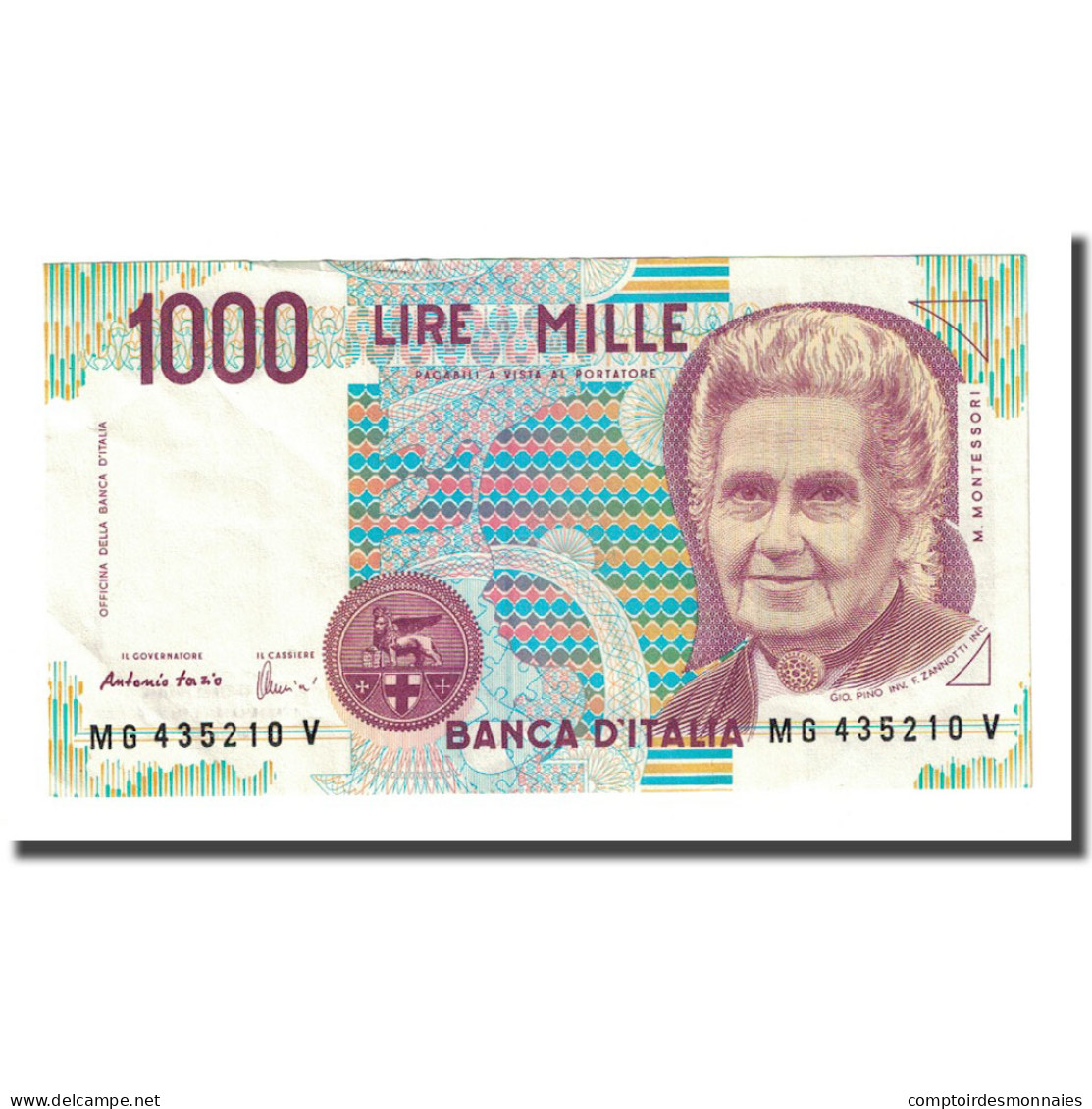 Billet, Italie, 1000 Lire, D.1990, KM:114c, SUP - 1000 Lire