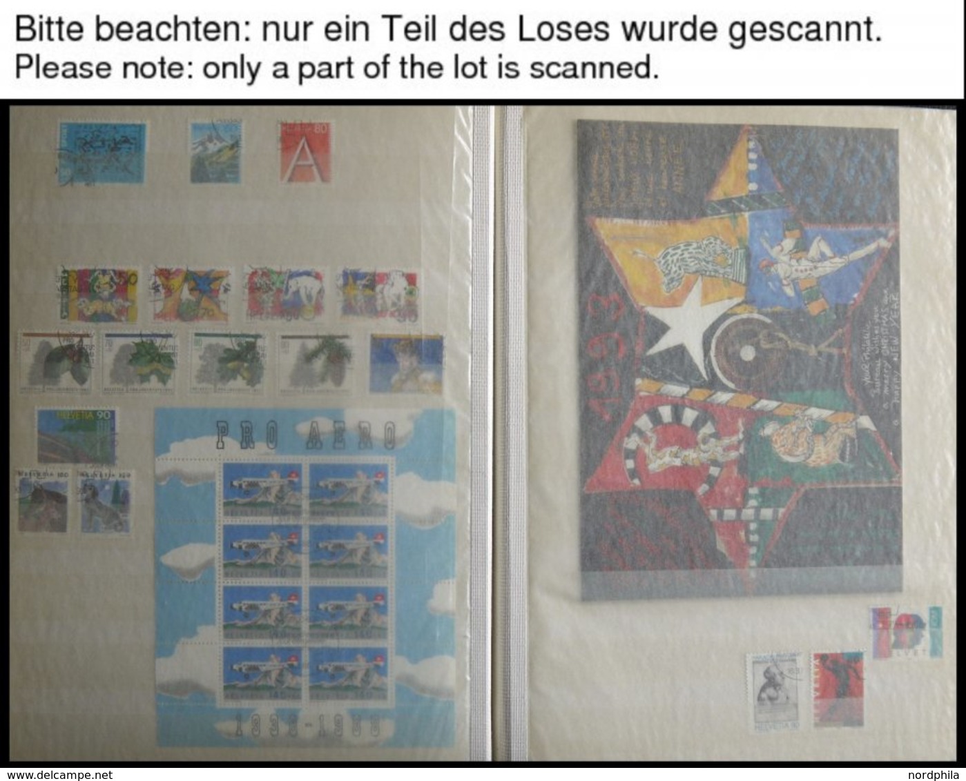 SAMMLUNGEN O, 1979-94, Komplette Gestempelte Sammlung Schweiz Im Einsteckbuch, Einige Sätze Mehrfach, Dazu Einige Ausgab - Collections