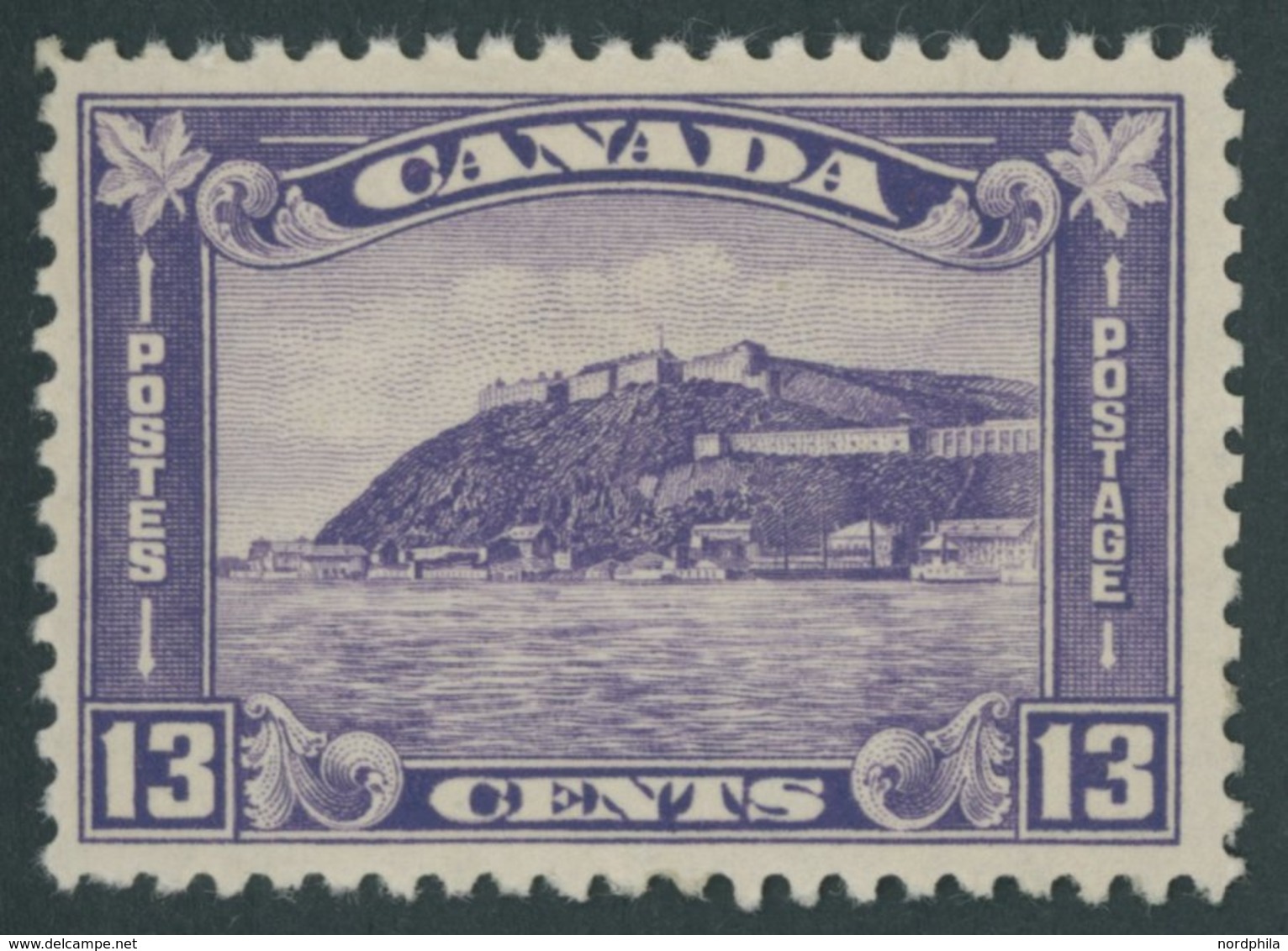 KANADA 168 **, 1932, 13 C. Zitadelle, Postfrisch, Pracht - Usados