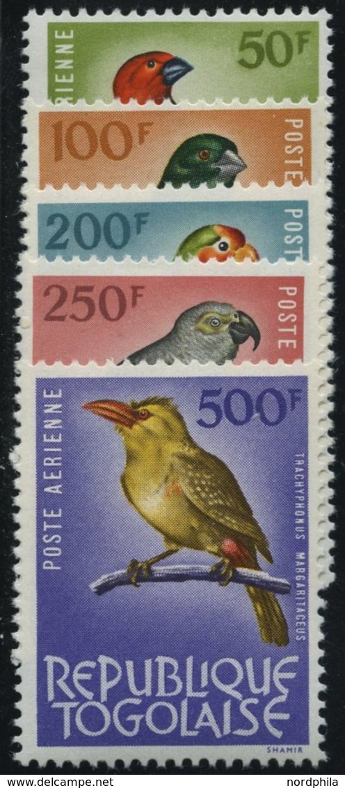 TOGO 402-06 **, 1964, 50 - 500 Fr. Flugpost, Prachtsatz, Mi. 120.- - Togo