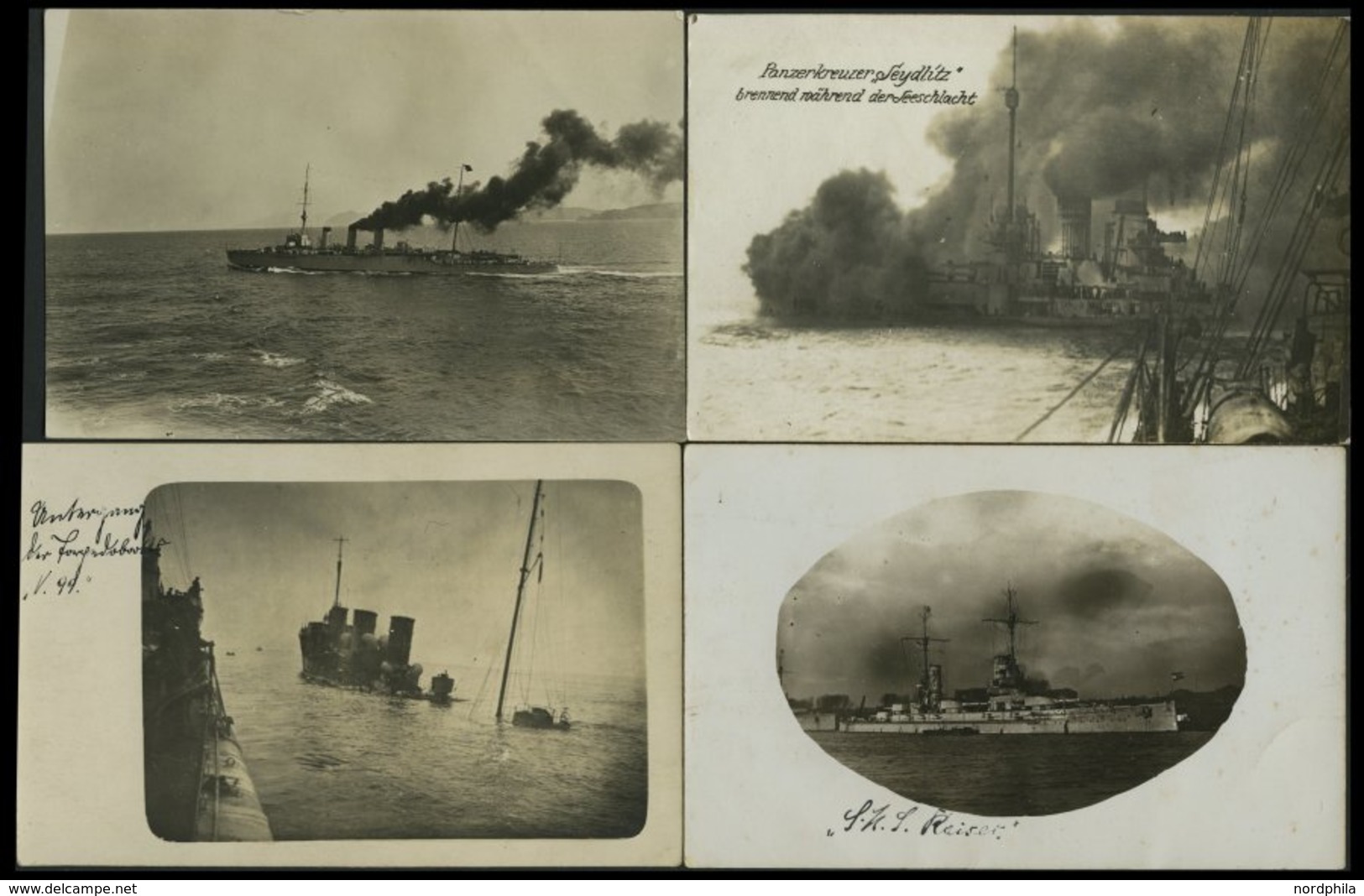 ALTE POSTKARTEN - SCHIFFE KAISERL. MARINE BIS 1918 Kriegsschiffe: Sammlung Von 145 Meist Privaten Ungebrauchten Fotokart - Warships