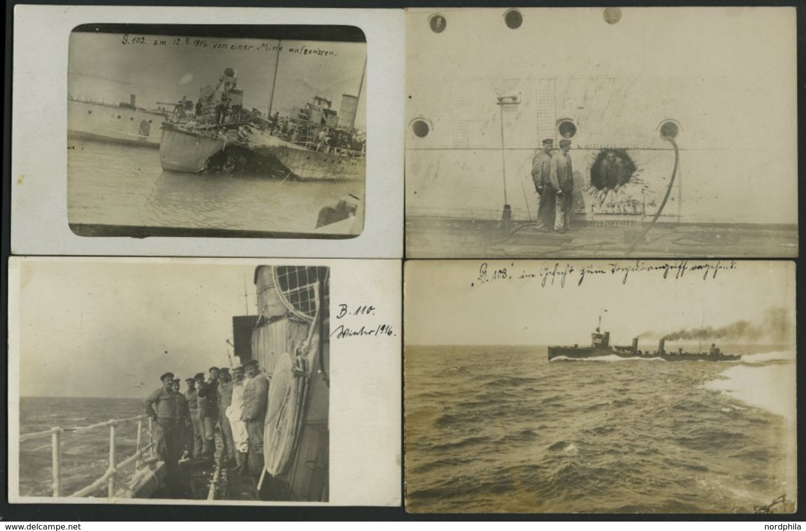 ALTE POSTKARTEN - SCHIFFE KAISERL. MARINE BIS 1918 Kriegsschiffe: Sammlung Von 145 Meist Privaten Ungebrauchten Fotokart - Warships