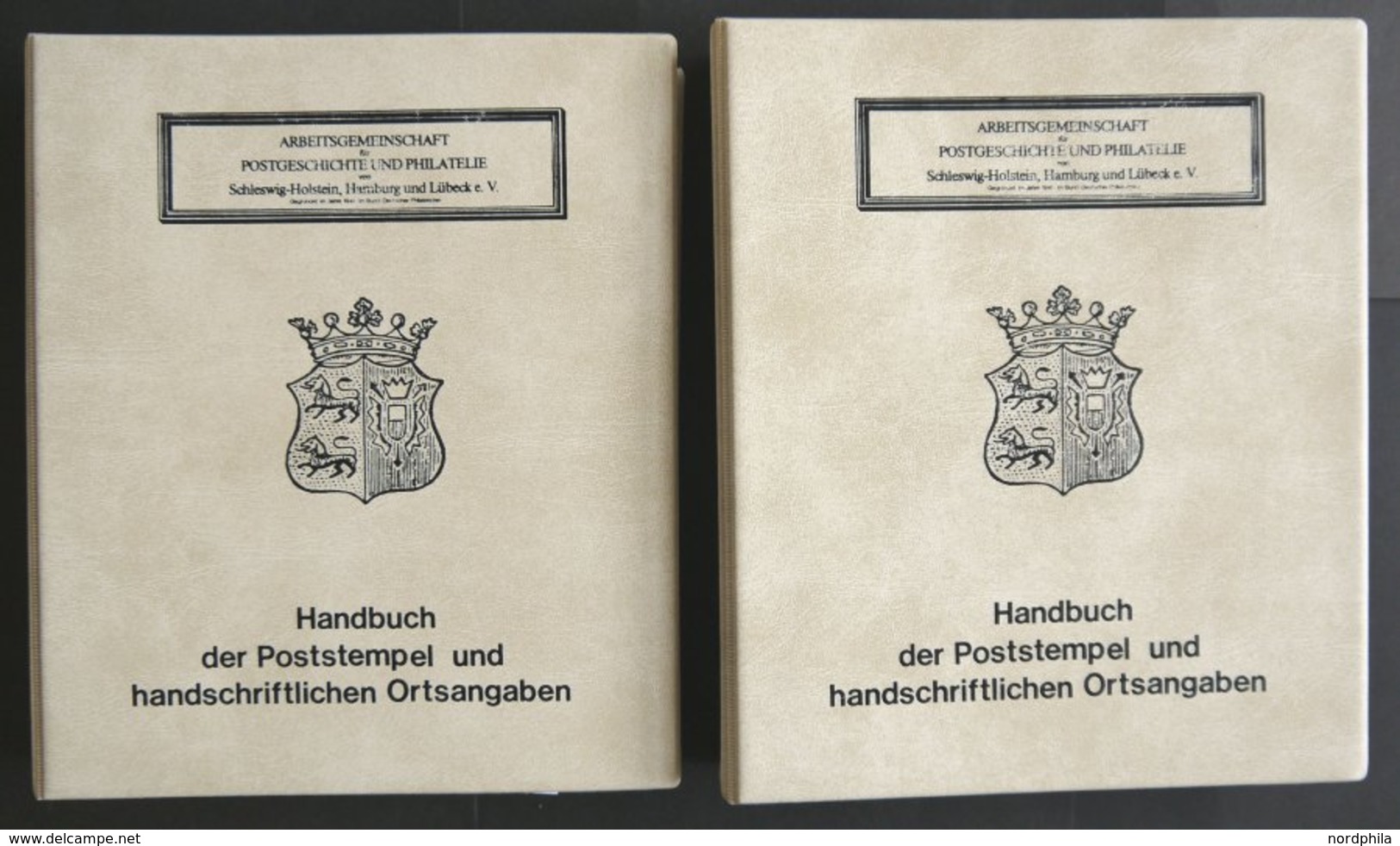 Arge Schleswig-Holstein, Hamburg Und Lübeck: Handbuch Der Poststempel Und Handschriftlichen Ortsangaben In 2 Ringbindern - Philately And Postal History