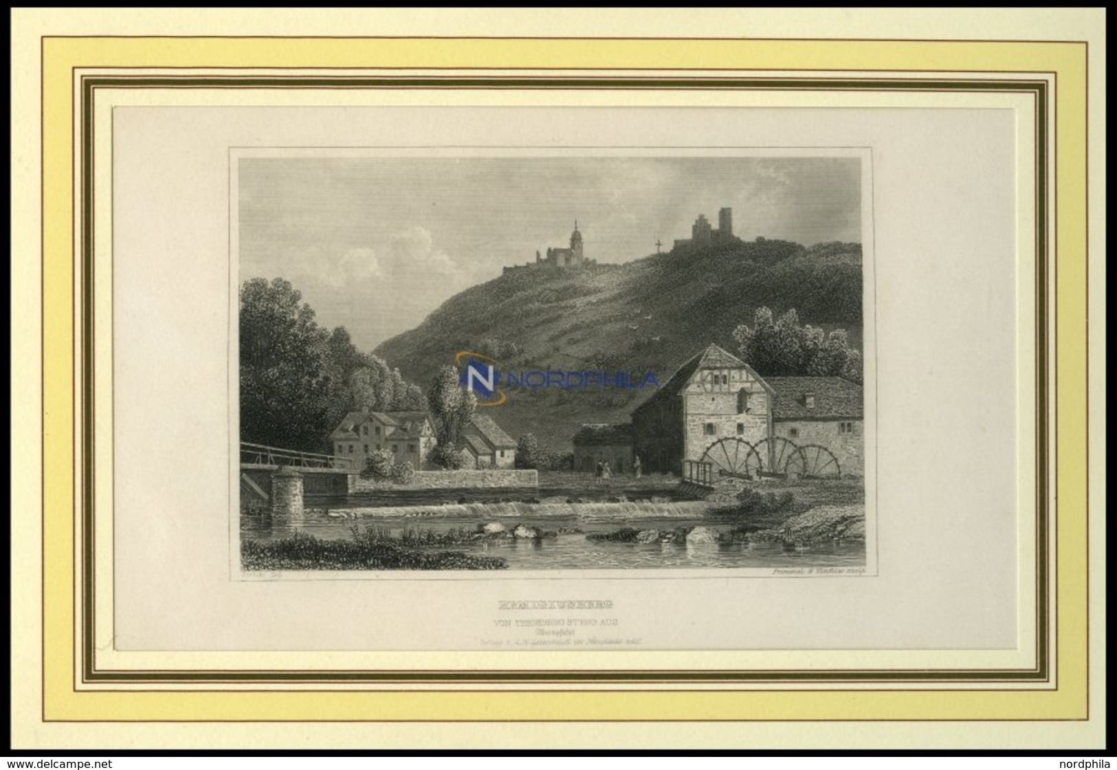 REMIGIUSBERG Vom Theisbergsteeg Aus, Sta-St. Von Verhas/Frommel/Winkles Um 1880 - Lithographien