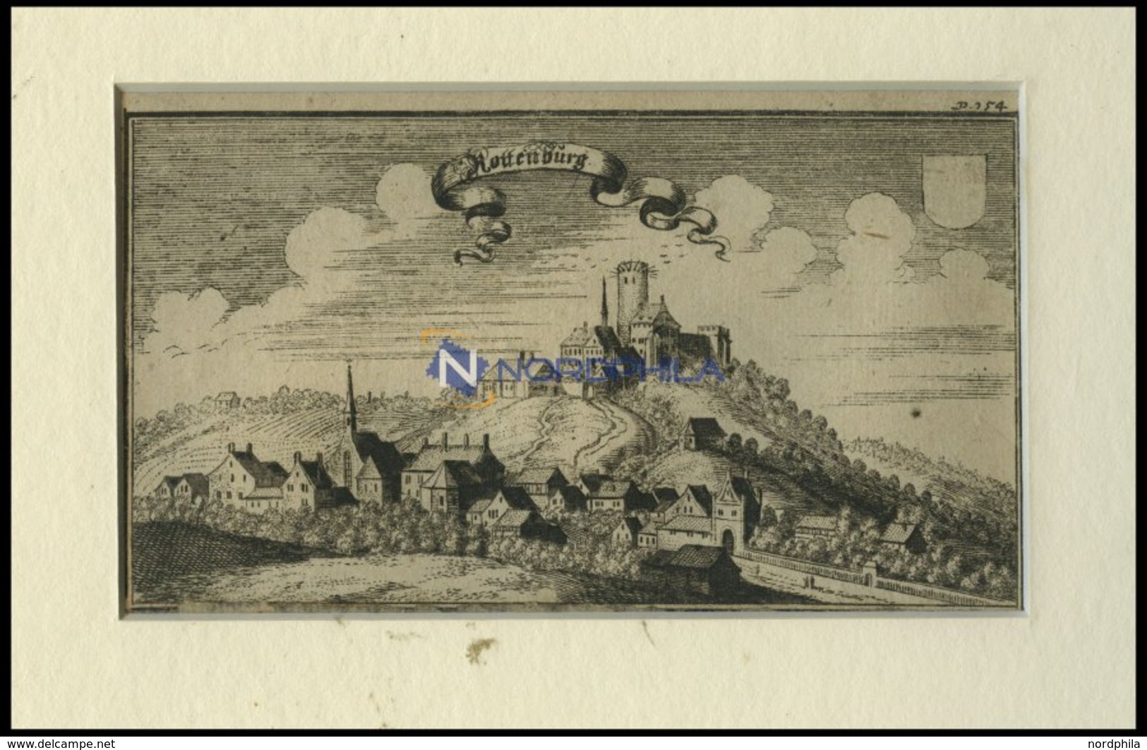 ROTTENBURG/Laaber, Niederbayern, Kupferstich Von Ertl, 1687 - Lithographien