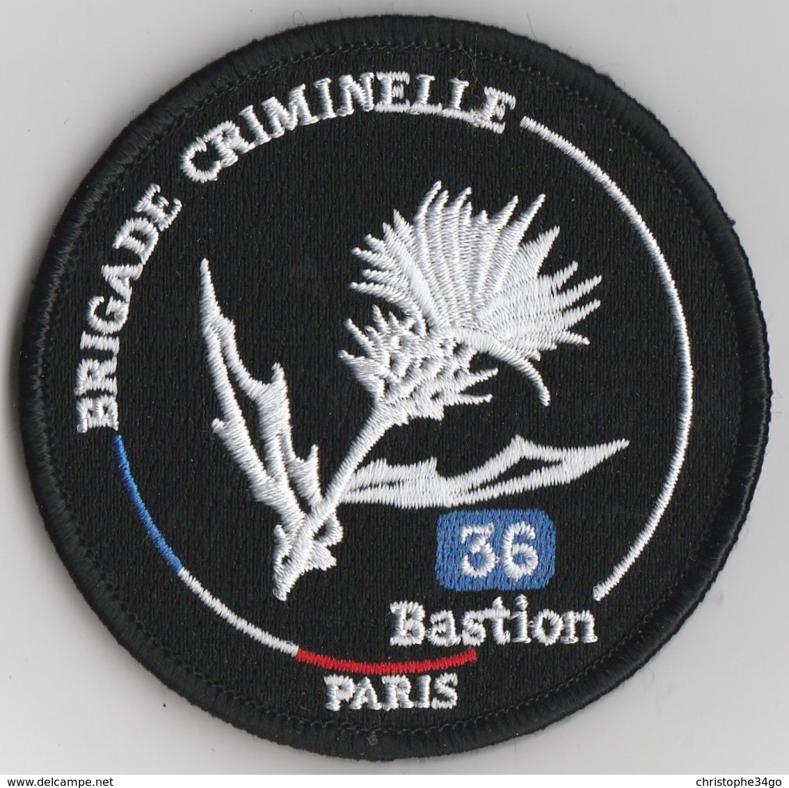 Écusson Police Brigade Criminelle Paris - Police & Gendarmerie