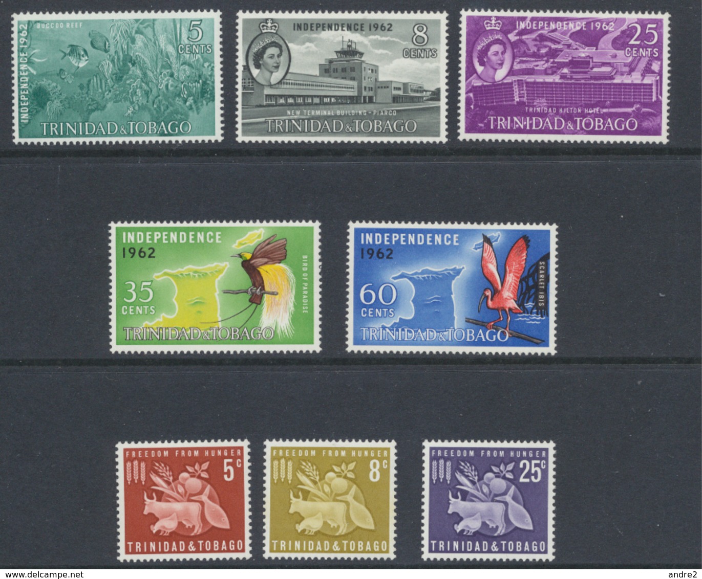 Trinite & Tobago - Trinidad & Tobago 1962 - 1963 Années Complètes   *** MNH - Trinité & Tobago (1962-...)