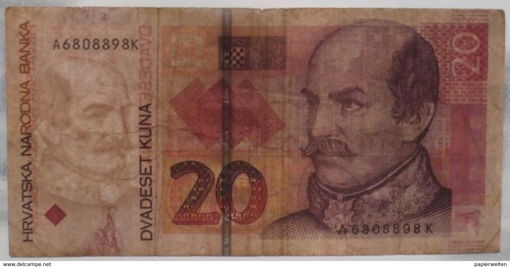 20 Kuna 2001 (WPM 39) - Croatia