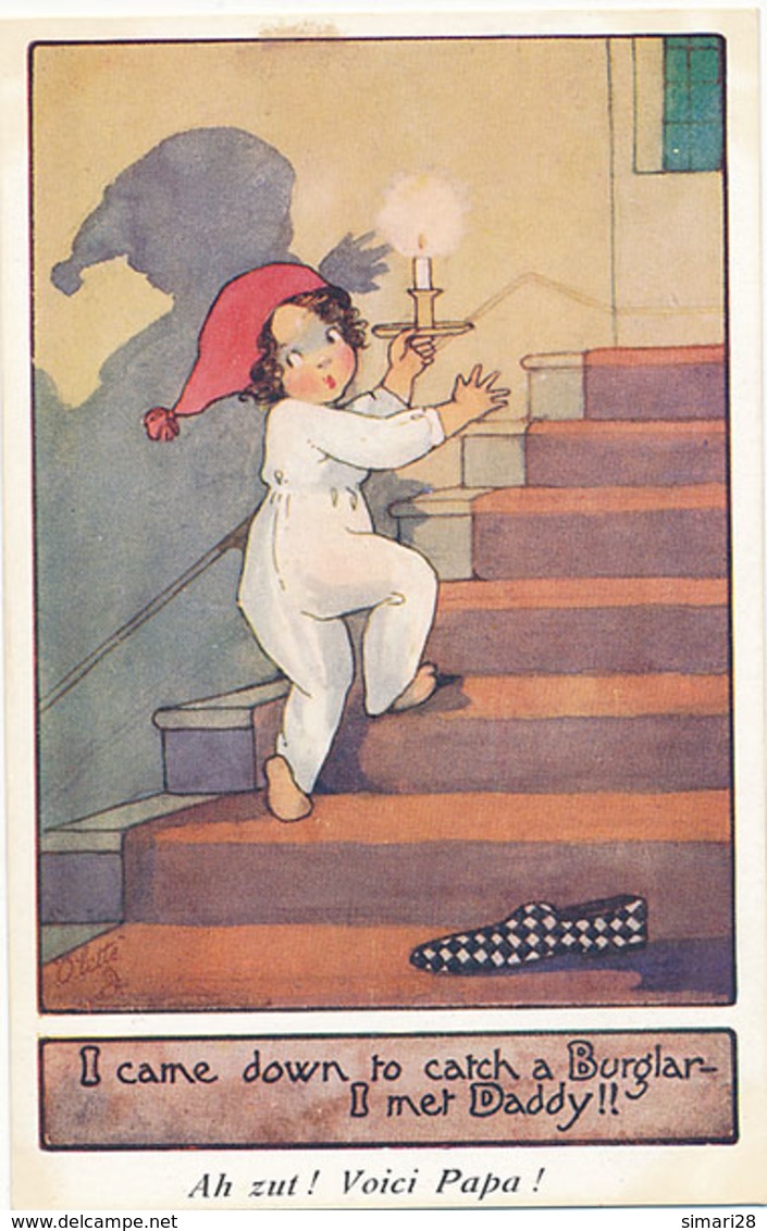 I CAME DOWN TO CATCH A BURGLAR I MET DADDY !! ( ILLUSTRATEUR AGNES RICHARDSON ) - Altri & Non Classificati