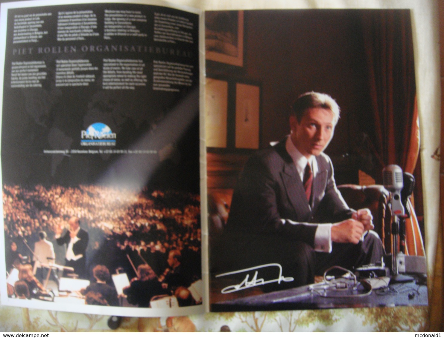 Livre Programme (41x30 Cm) HELMUT LOTTI Saison 2006-2007 Avec Autographe Chanteur Musique Classique (voir Description) - Programmes