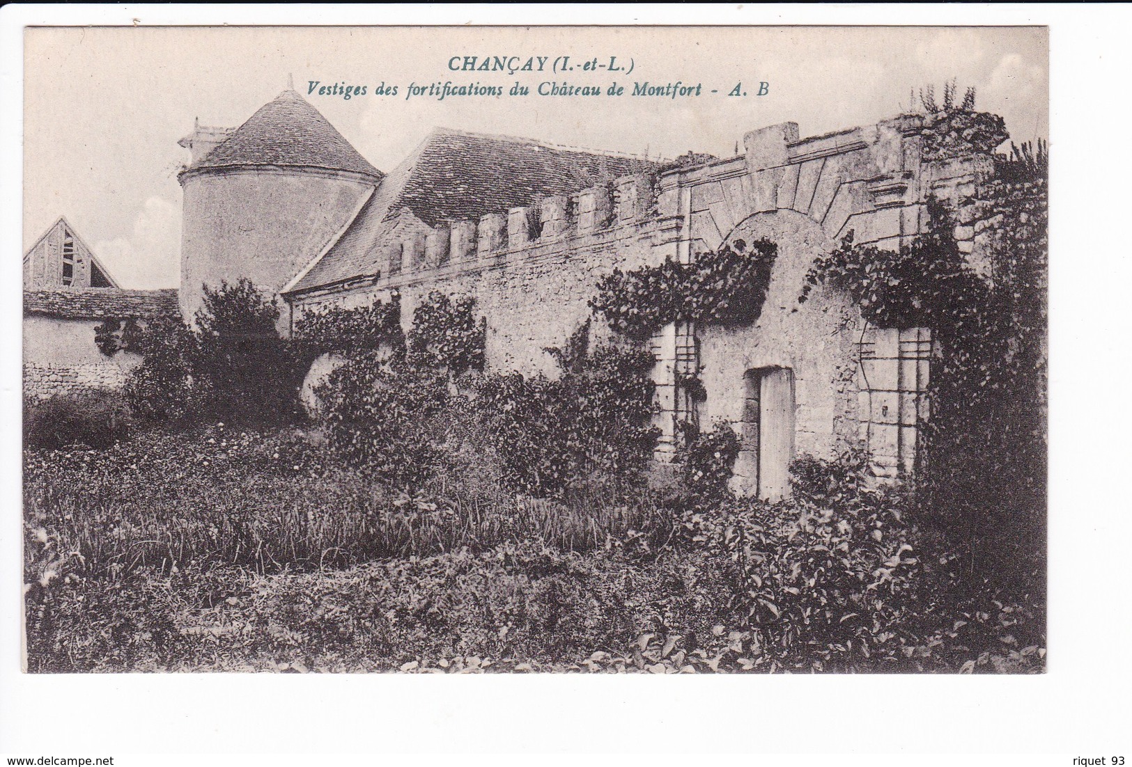 CHANCAY - Vestiges Des Fortifications Du Château De Montfort - A.B. - Altri & Non Classificati