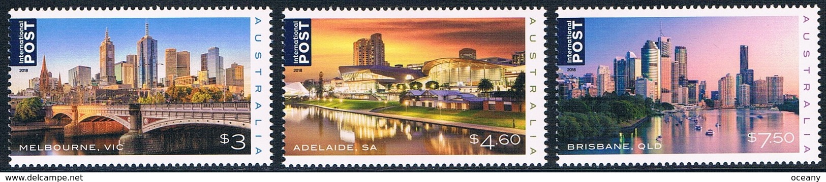 Australie - Architecture : Villes D'Australie 4670/4672 (année 2018) ** - Neufs