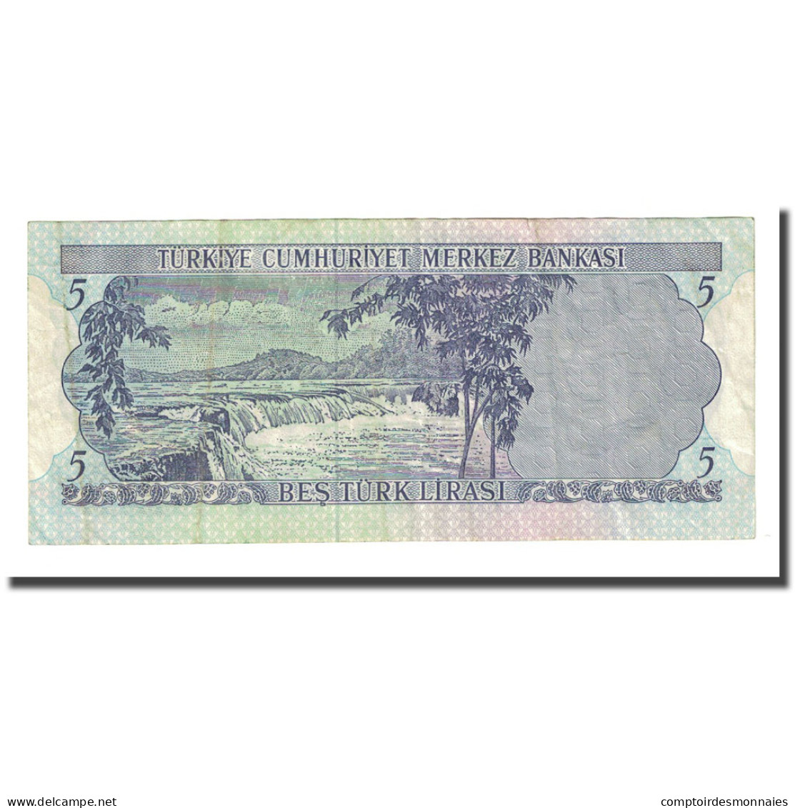Billet, Turquie, 5 Lira, L.1970, KM:185, TB+ - Turchia