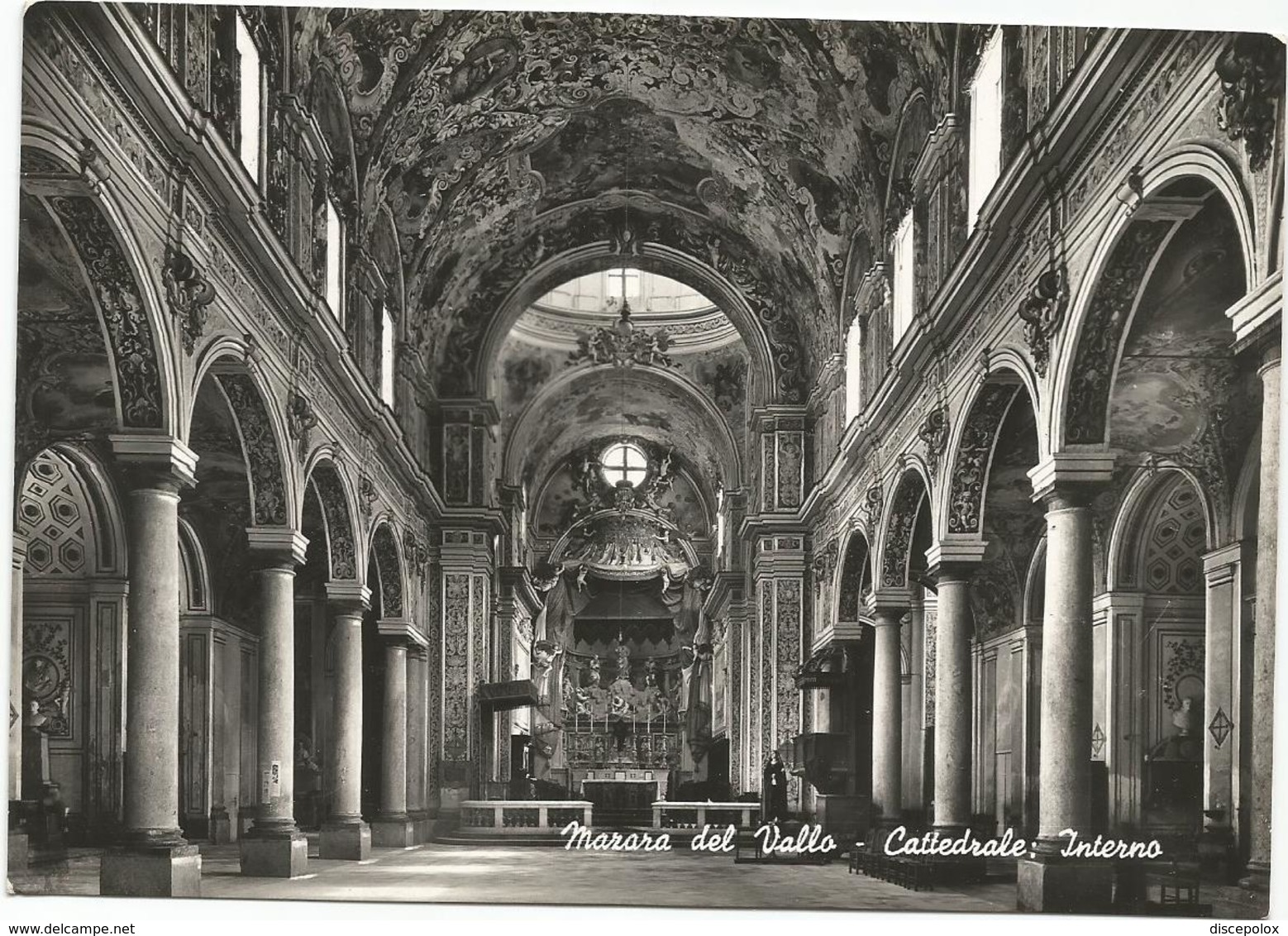 W2676 Mazara Del Vallo (Trapani) - Cattedrale Duomo - Interno / Viaggiata 1952 - Mazara Del Vallo