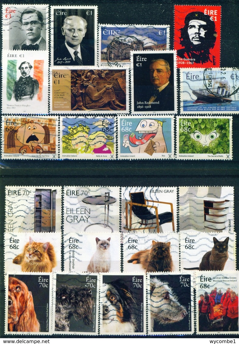 IRELAND - Collection of 1900 Different Postage Stamps