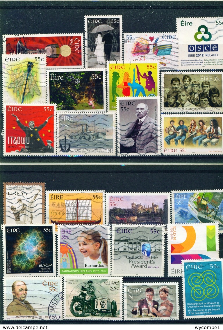 IRELAND - Collection of 1350 Different Postage Stamps