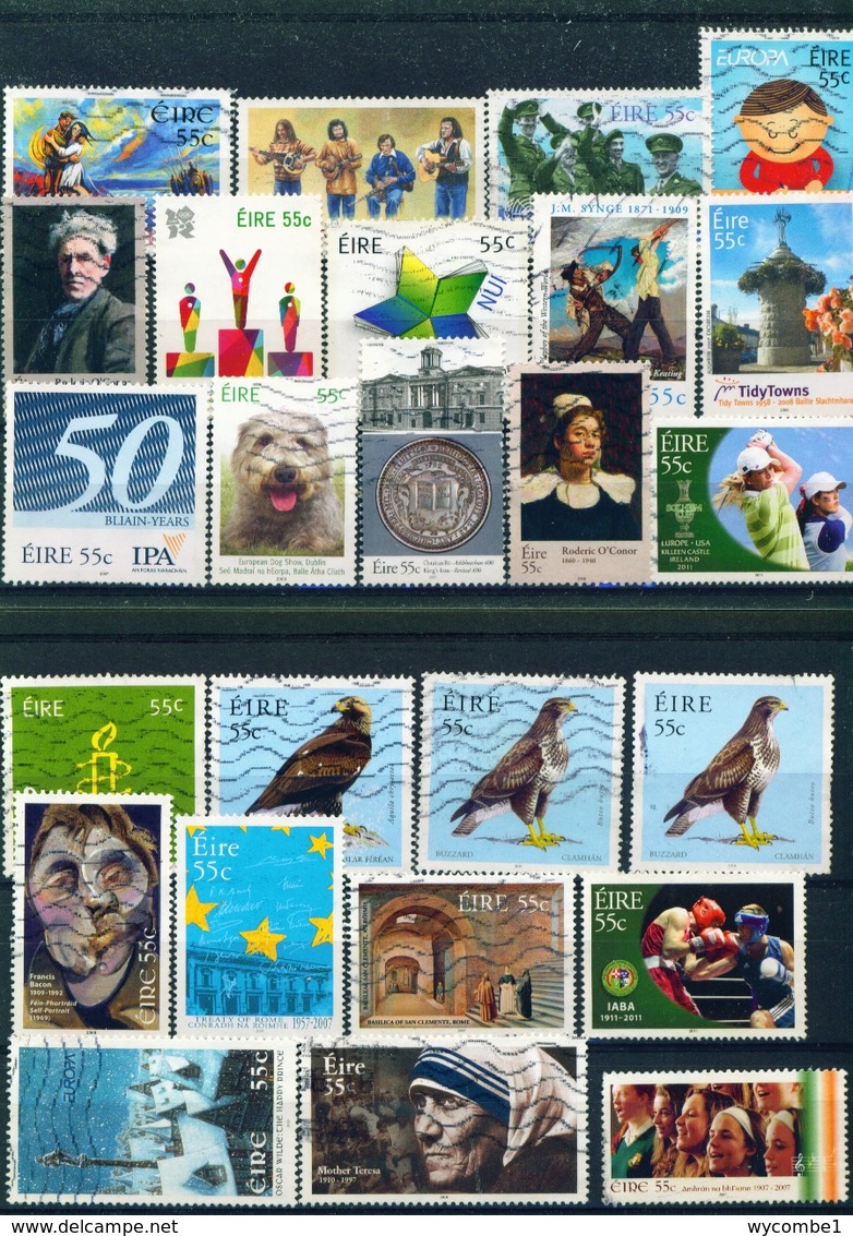 IRELAND - Collection of 1350 Different Postage Stamps