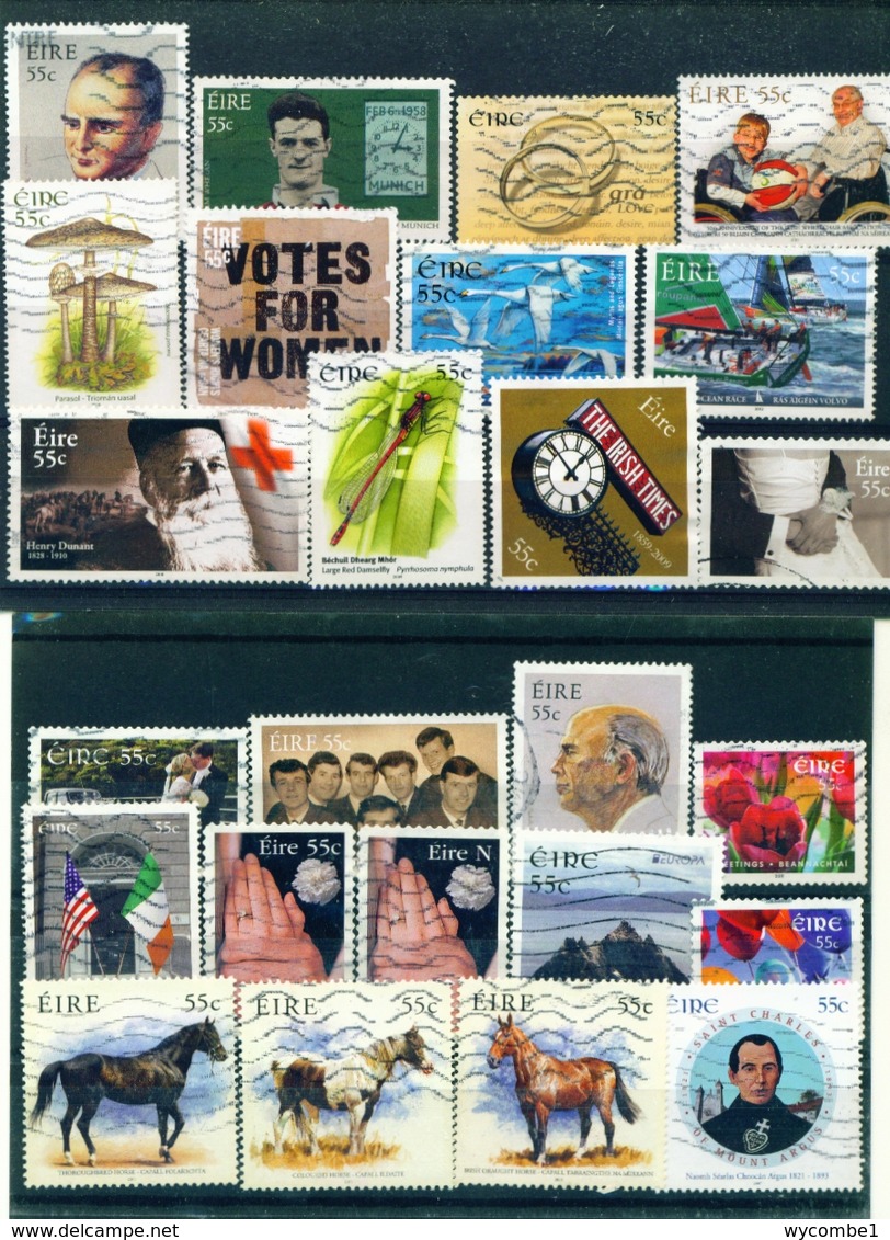 IRELAND - Collection of 1350 Different Postage Stamps