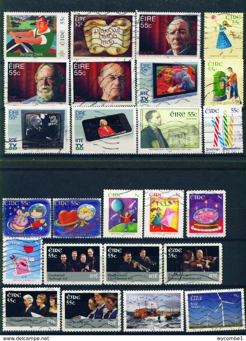 IRELAND - Collection of 1350 Different Postage Stamps