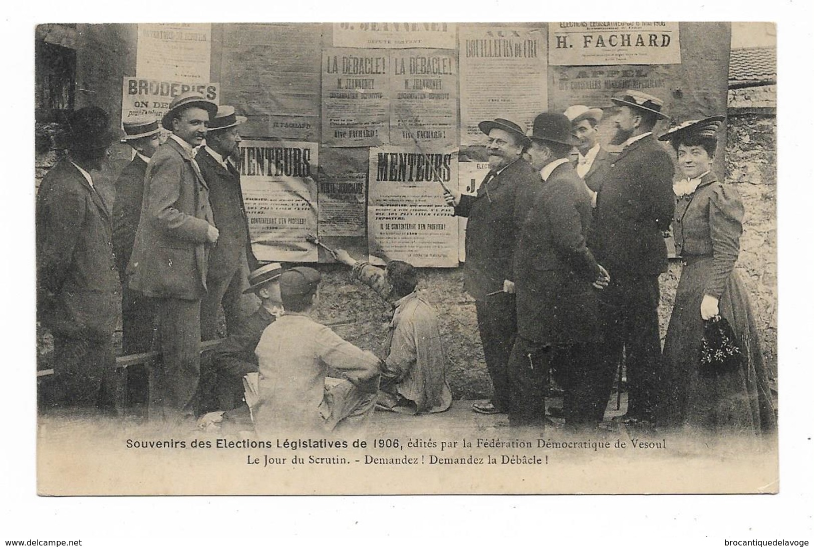 CPA 70 VESOUL Souvenirs Des Elections Législatives De 1906 Le Jour Du Scrutin - Vesoul