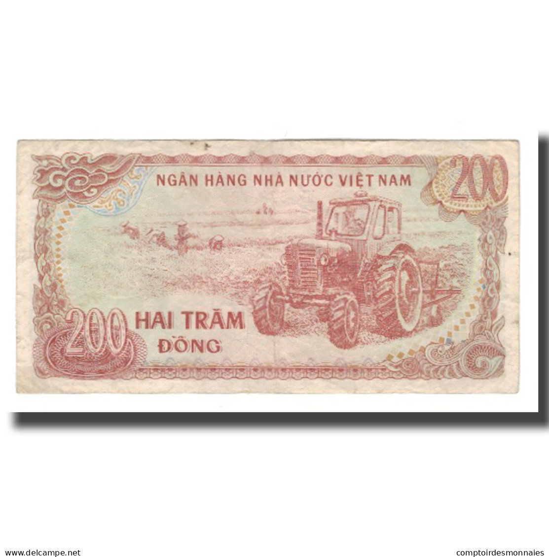 Billet, Viet Nam, 200 D<ox>ng, 1987, KM:100a, TB+ - Viêt-Nam