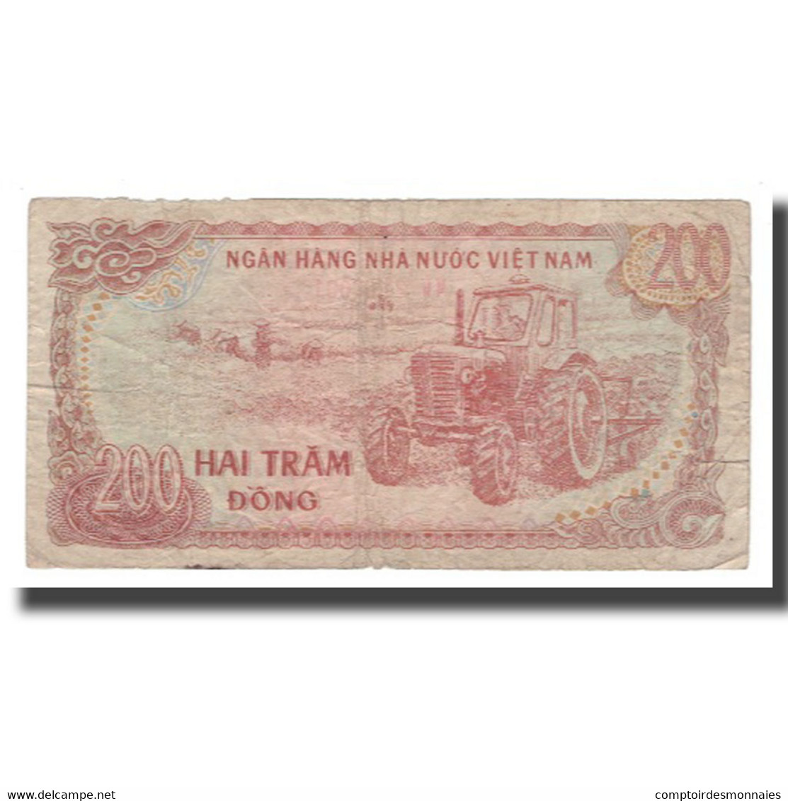 Billet, Viet Nam, 200 D<ox>ng, 1987, KM:100a, B+ - Viêt-Nam