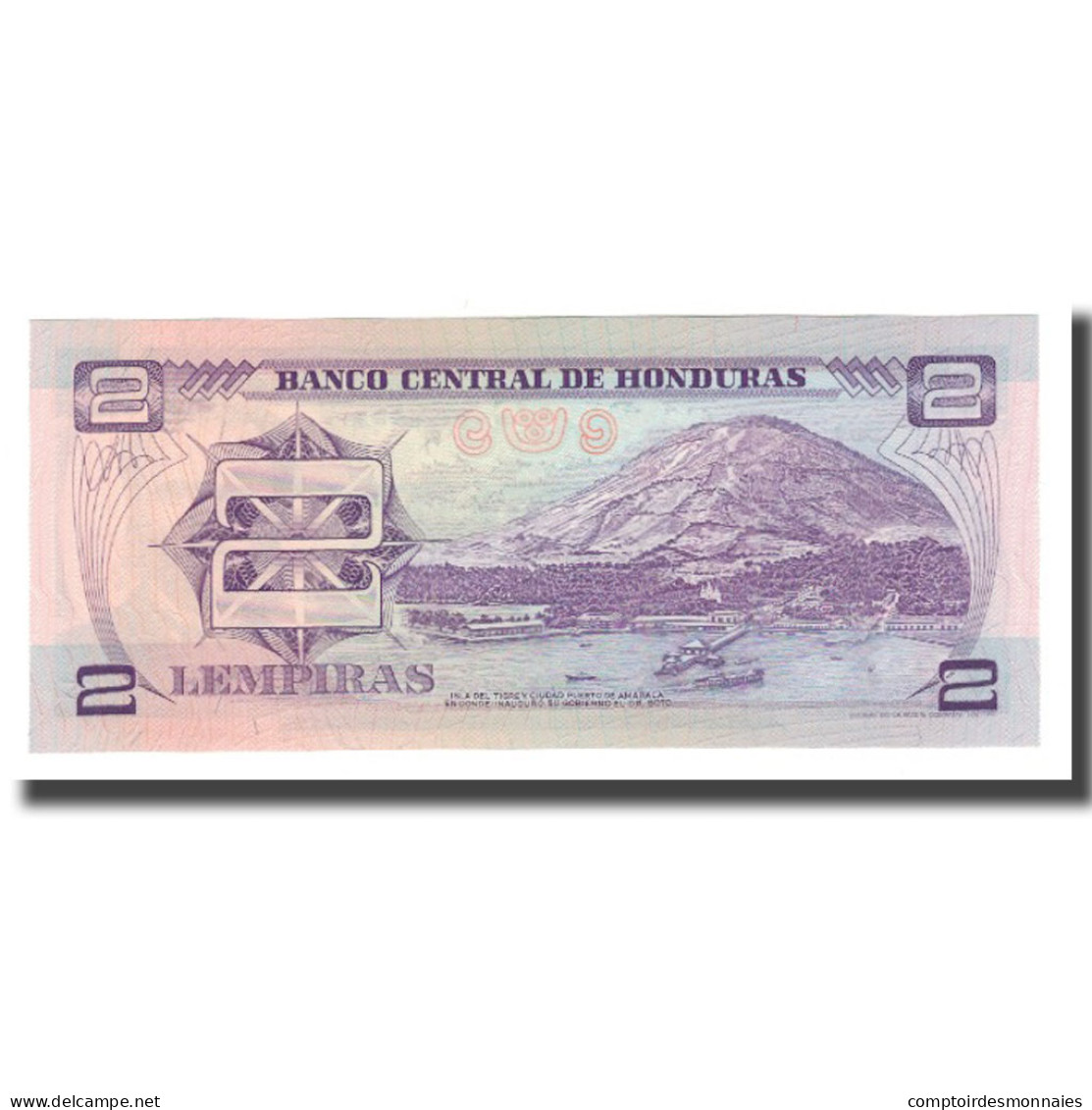 Billet, Honduras, 2 Lempiras, 1976, 1976-09-23, KM:61, NEUF - Honduras