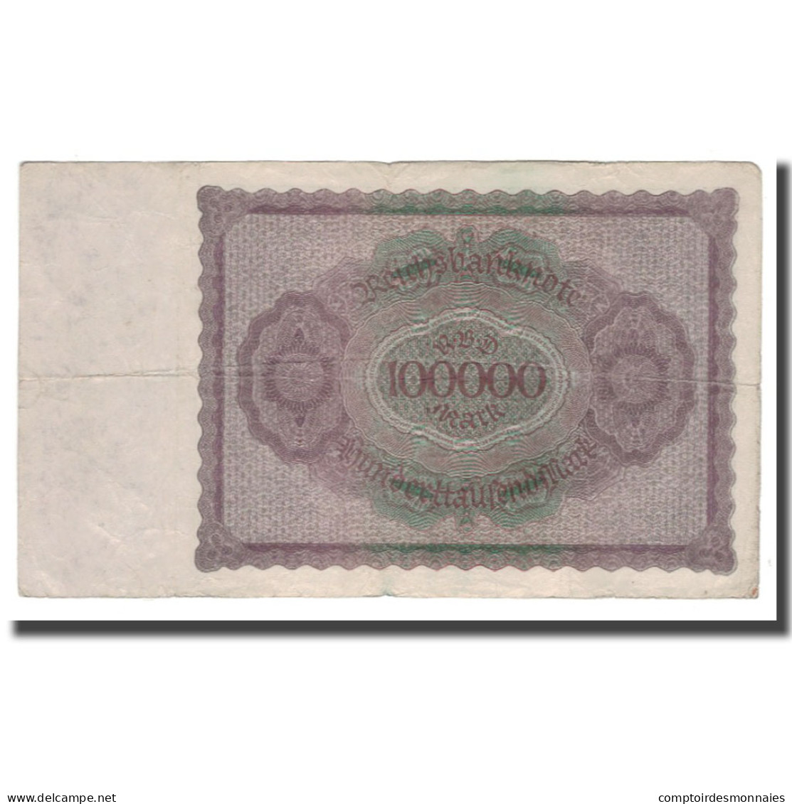 Billet, Allemagne, 100,000 Mark, 1923, 1923-02-01, KM:83a, B+ - 100000 Mark