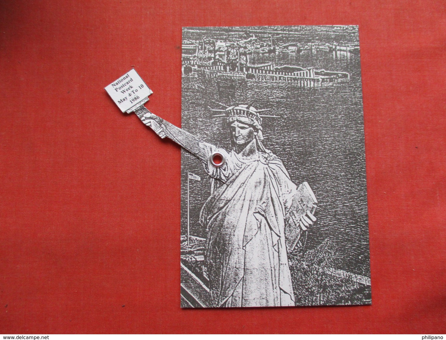 Movable Arm Statue Oof Liberty National Postcard Week May 4-10  1986-- # 238 Of 500>>   -ref 3303 - Móviles (animadas)