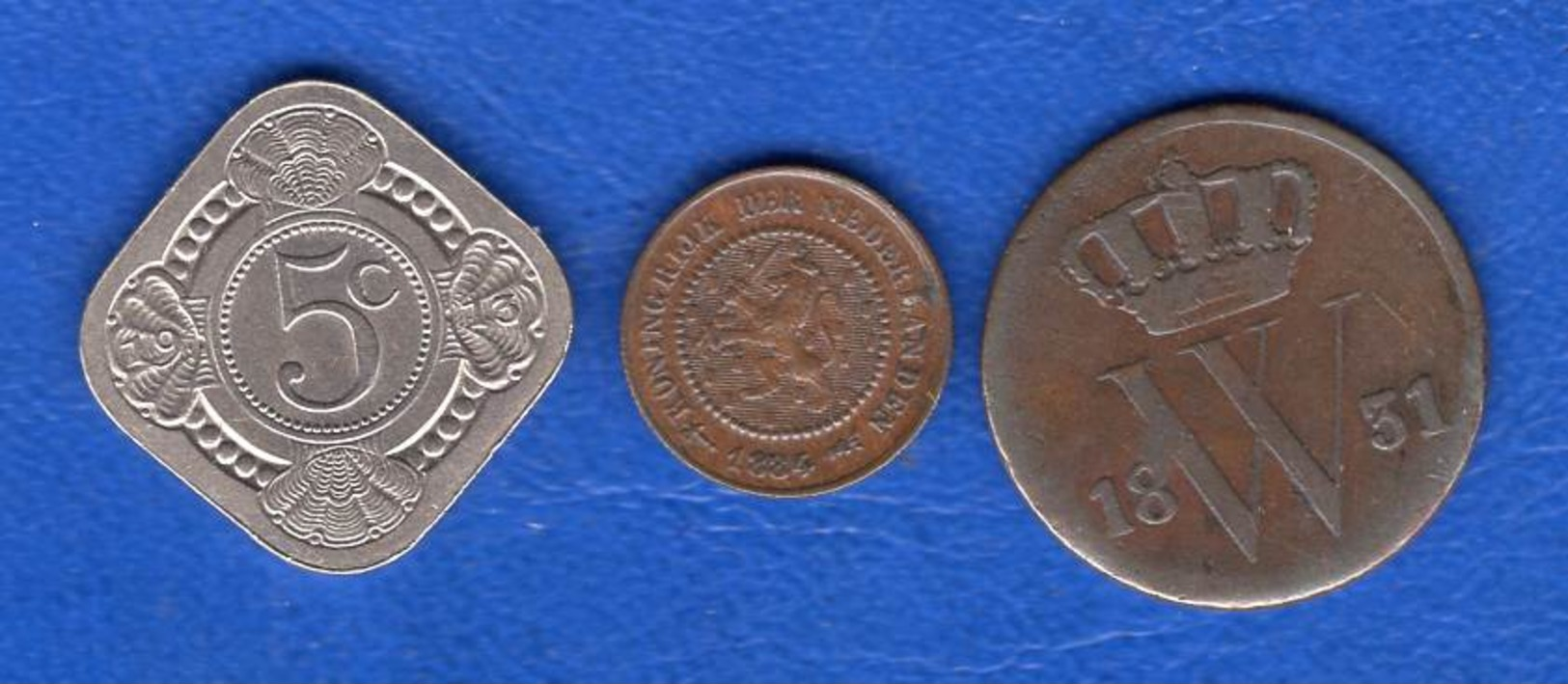 Pays  Bas  3  Pieces - 1849-1890 : Willem III