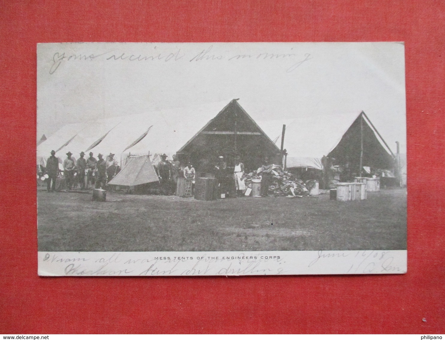 US Military Mess Tents Of The Engineers Corps  -  Ref 3304 - Manoeuvres