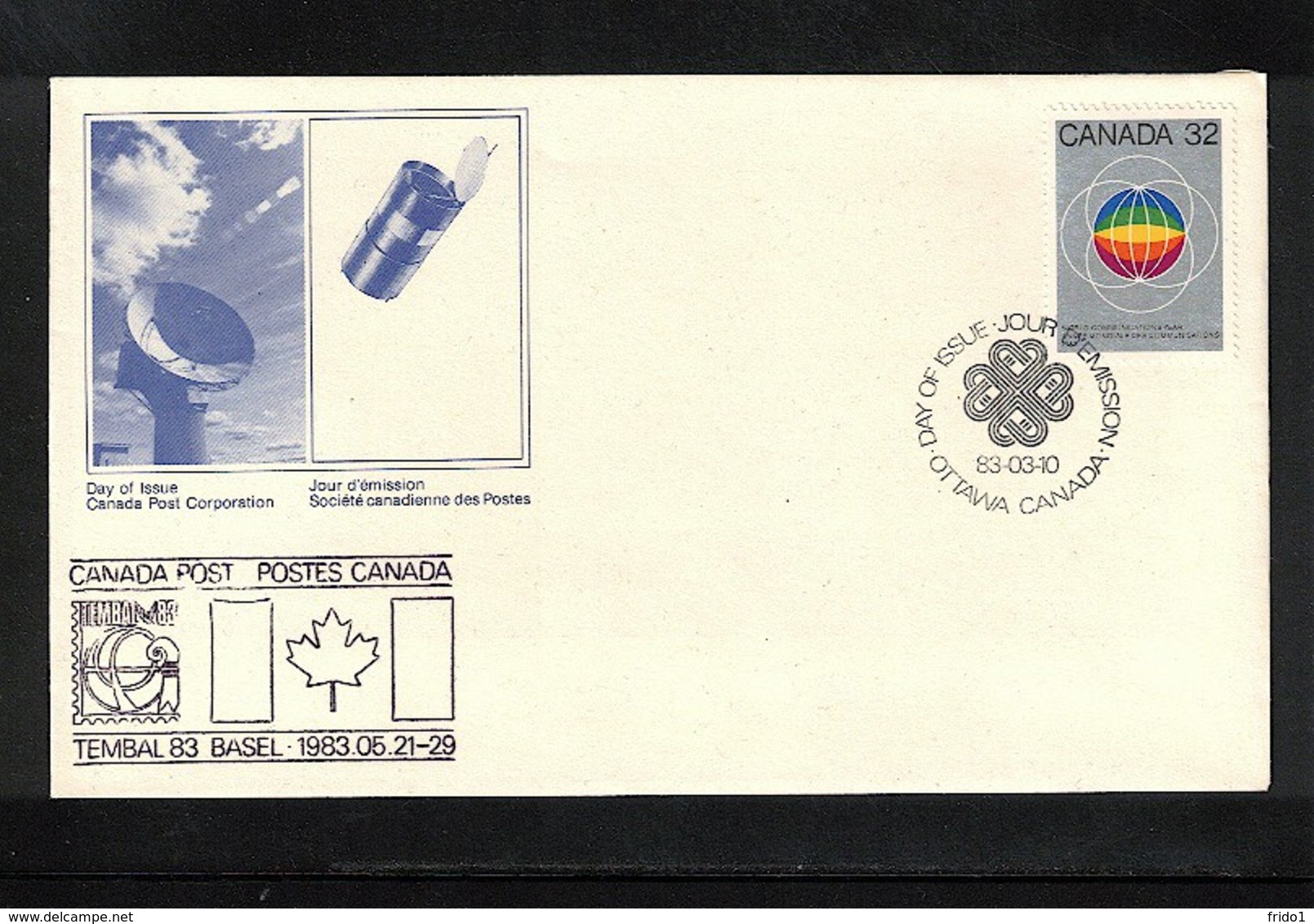 Canada 1983 Space / Raumfahrt   Interesting Cover FDC - North  America