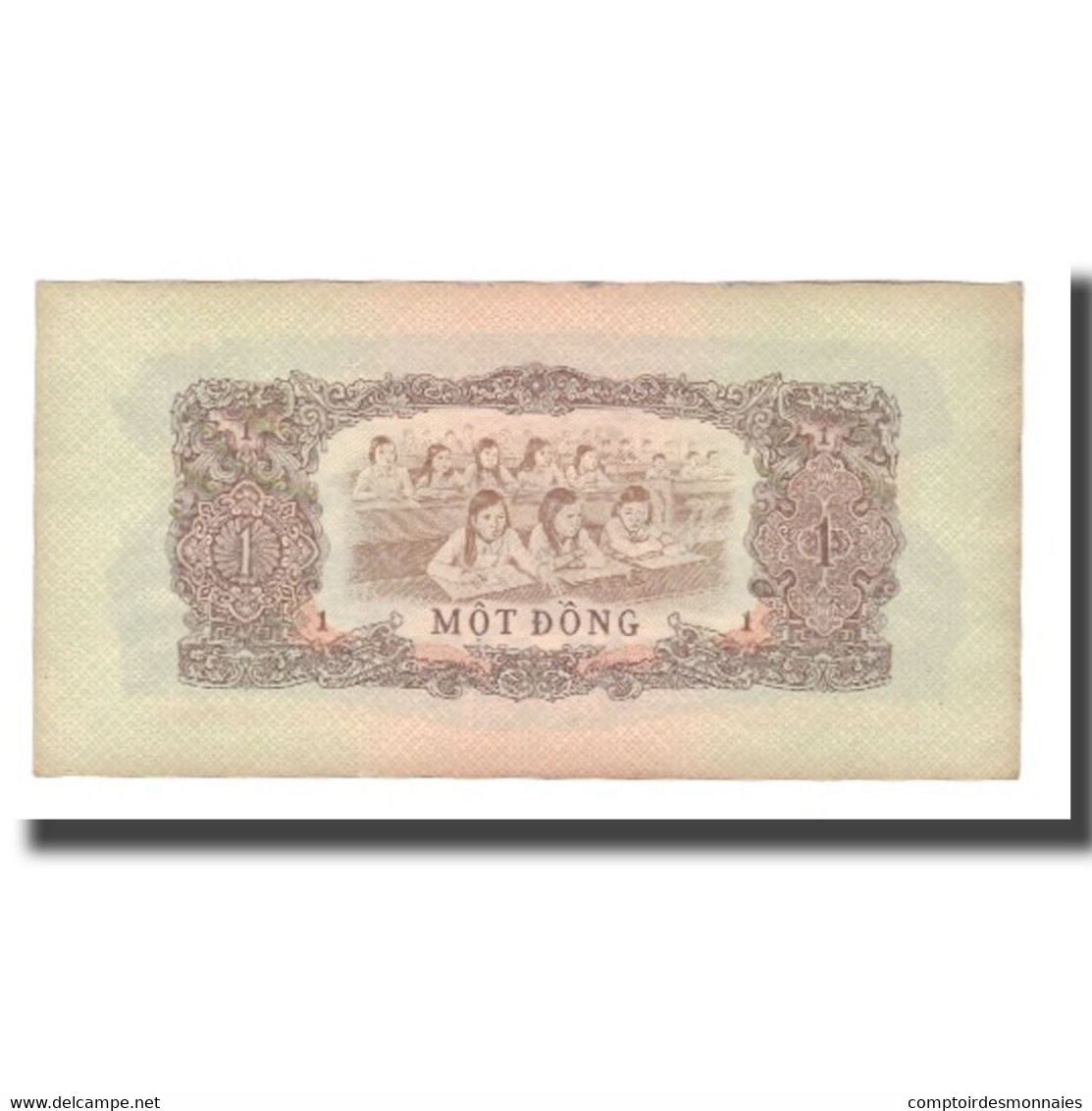 Billet, South Viet Nam, 1 D<ox>ng, Undated (1968), KM:R4, TTB - Viêt-Nam