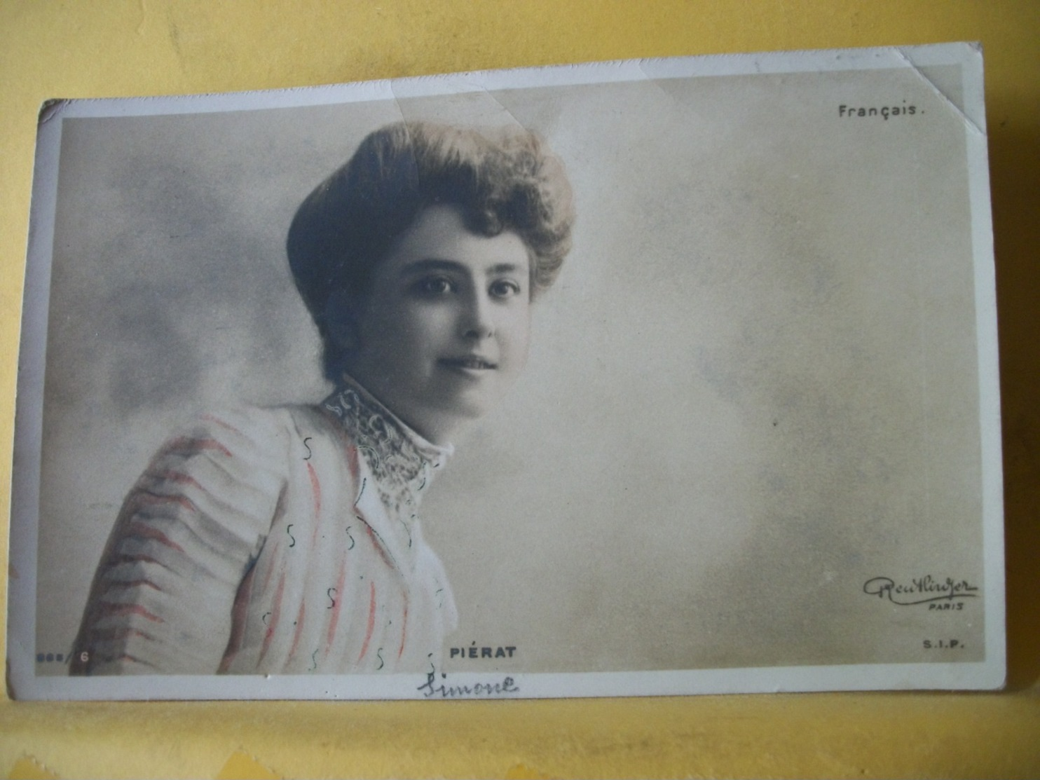 B20 1621 CPA - PIERAT (MARIE THERESE) 1883/1934 COMEDIENNE ET ACTRICE FRANCAISE.  PHOTO REUTLINGER - Artistes