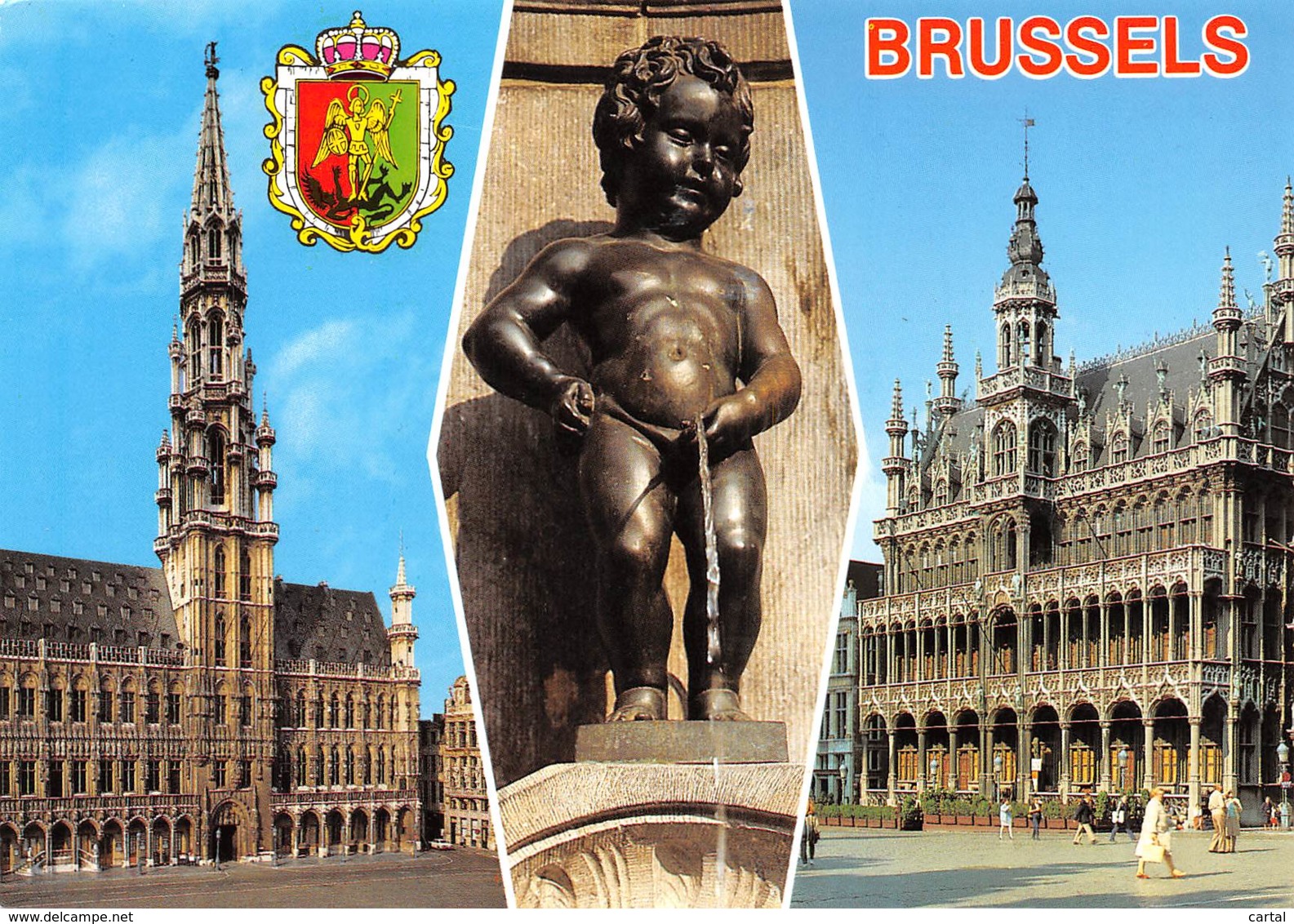 CPM - BRUSSELS - Panoramische Zichten, Meerdere Zichten