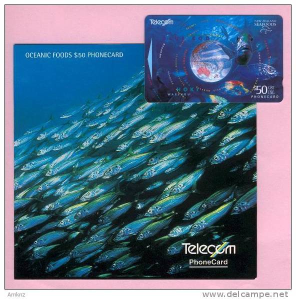 New Zealand - 1994 Oceanic Foods $50 - NZ-A-75 - Mint In Telecom Folder - Nuova Zelanda